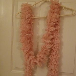 Handmade pink scarf